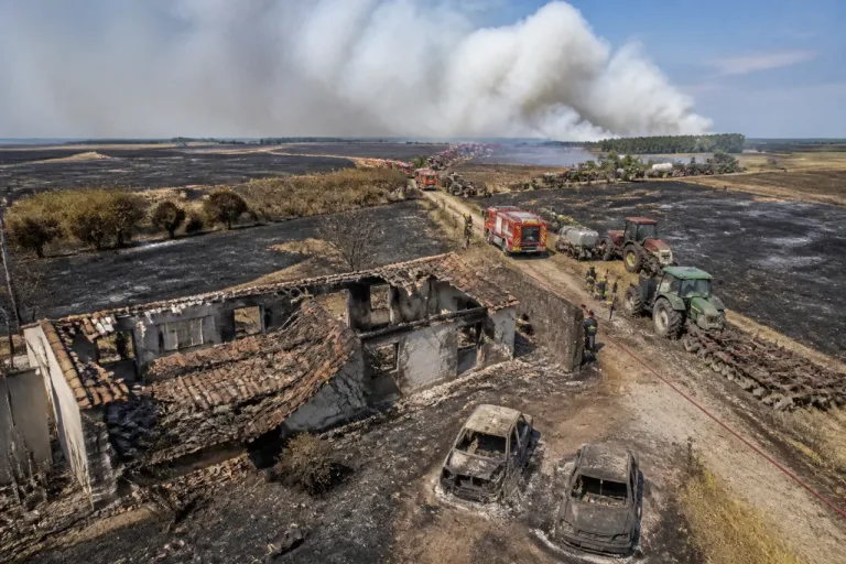 Un incendie ravage 24 hectares et plusieurs bâtiments à Alloue, la maison d’un riverain détruite