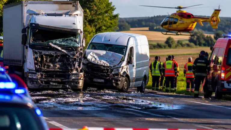 Un jeune de 18 ans tué dans une collision frontale entre un camion et un fourgon à Marlenheim