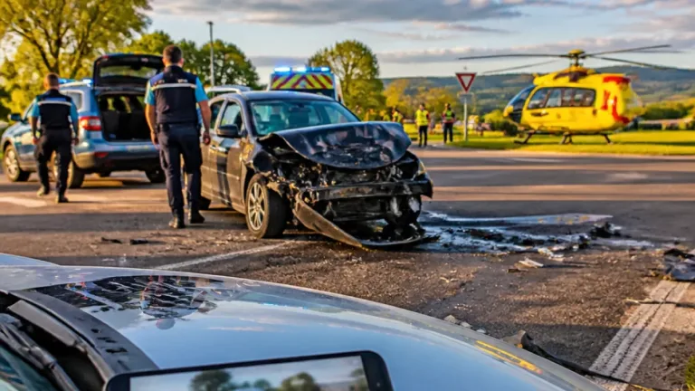 Un mort et deux blessés graves après une collision sur la RD70 à Confracourt