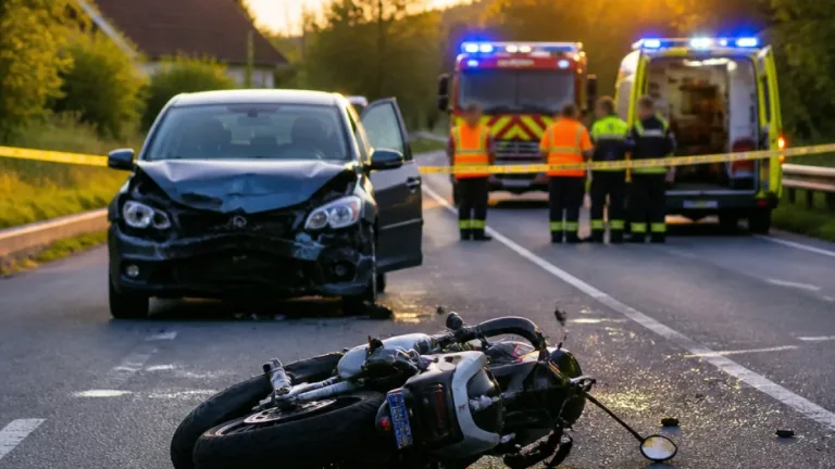 Un motard de 30 ans tué dans une collision frontale au nord de la Moselle