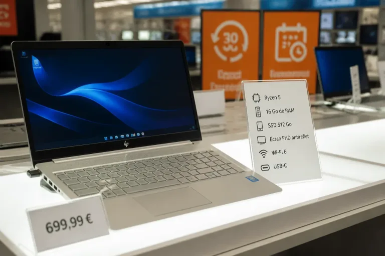 Un PC portable HP polyvalent passe sous les 700 € chez Boulanger