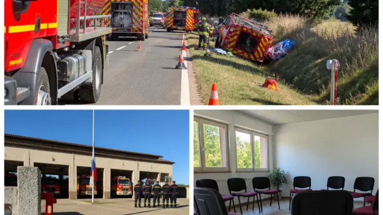 Un pompier volontaire de 38 ans meurt en service lors d’un ravitaillement dans les Bouches‑du‑Rhône