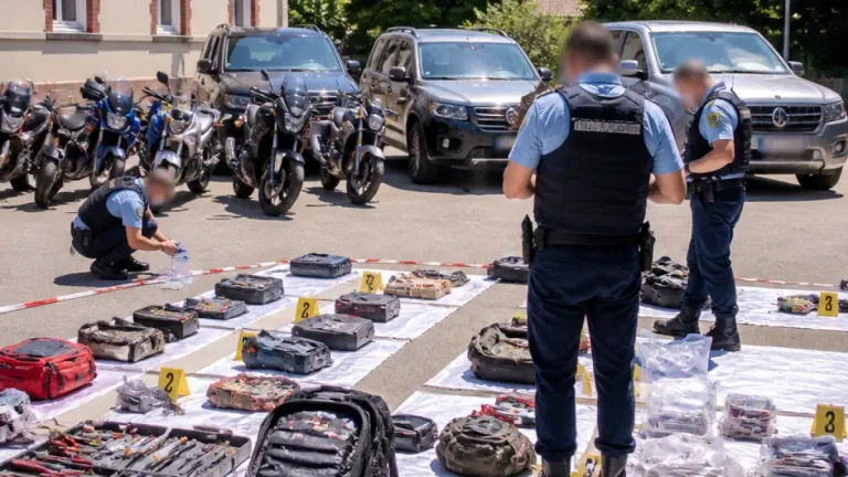 Un réseau de cambrioleurs démantelé en Sarthe : cinq interpellations et un important butin saisi