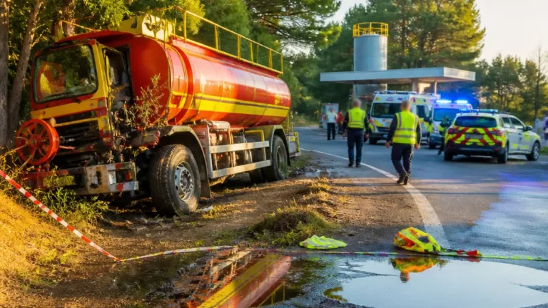 Un sapeur‑pompier volontaire de 38 ans tué lors d’une sortie de route pendant une mission