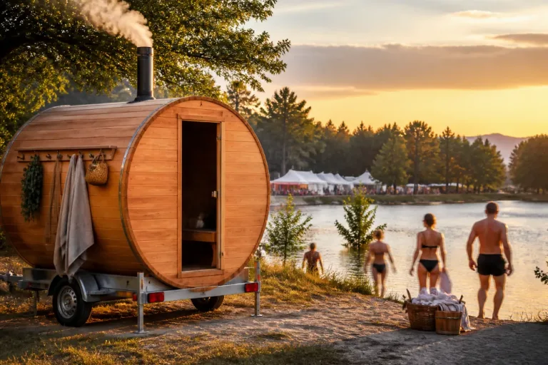Un sauna mobile finlandais s'installe au plan d'eau d'Eygliers cet été