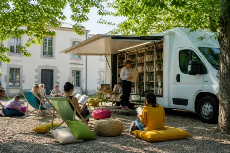 Une bibliomobile et 8 000 extraits pour rapprocher la lecture des Deux‑Sévriens cet été