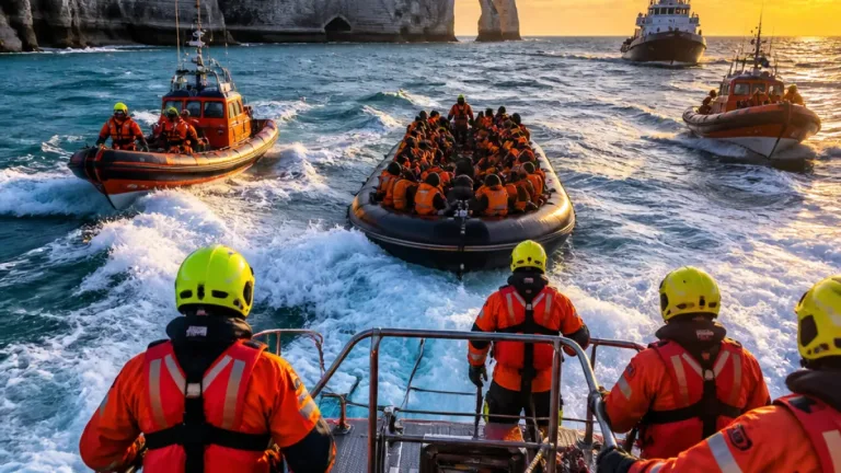 Une cinquantaine de migrants secourus au large du littoral cauchois : intervention coordonnée de la SNSM
