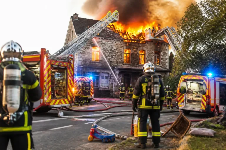 Une cinquantaine de sapeurs en intervention pour un feu ravageur à Saint‑Georges‑de‑Pointindoux