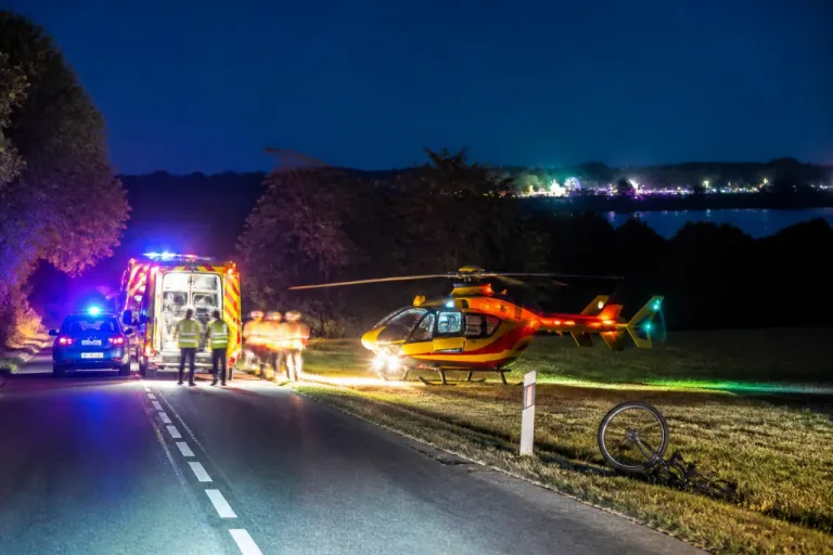 Une cycliste de 24 ans héliportée après une chute près des Eurockéennes à Évette-Salbert