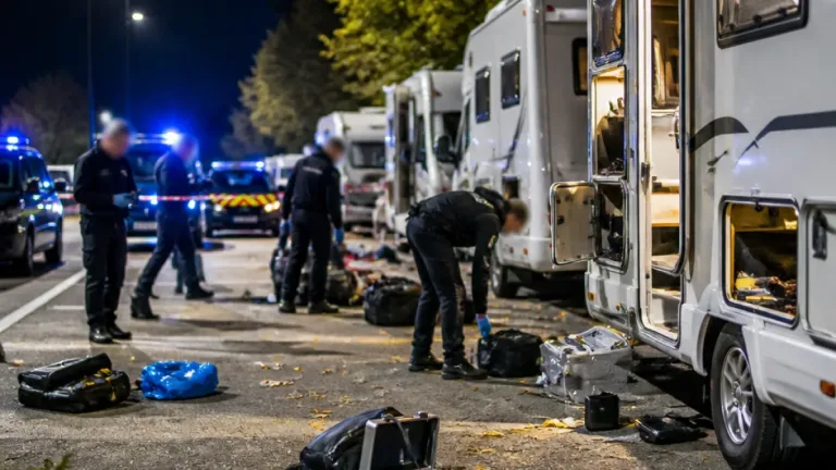 Une dizaine de camping-cars et caravanes cambriolés sur l’aire de Montélimar Est