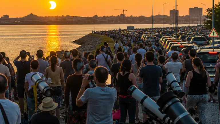Une Loire-Atlantique émerveillée par l’éclipse : images, routes et conseils pour l’observer