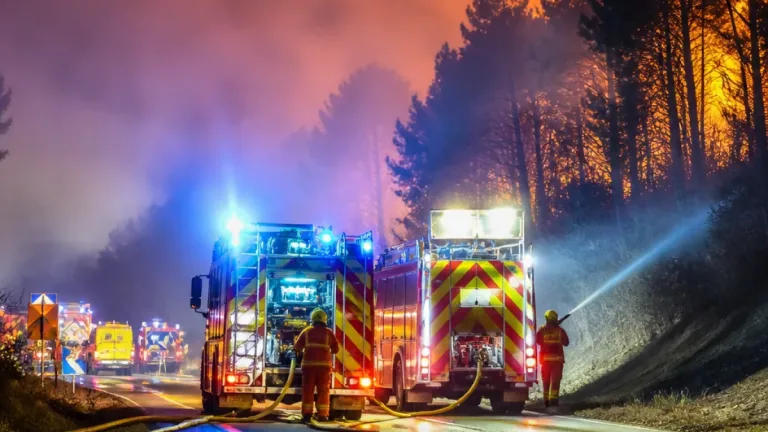 Une quarantaine de pompiers des Hautes‑Pyrénées mobilisés sur plusieurs feux en Nouvelle‑Aquitaine et Occitanie