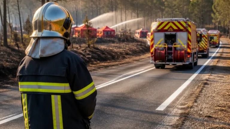 Une sapeuse-pompière de Vitré raconte trois jours au cœur du mégafeu en Gironde