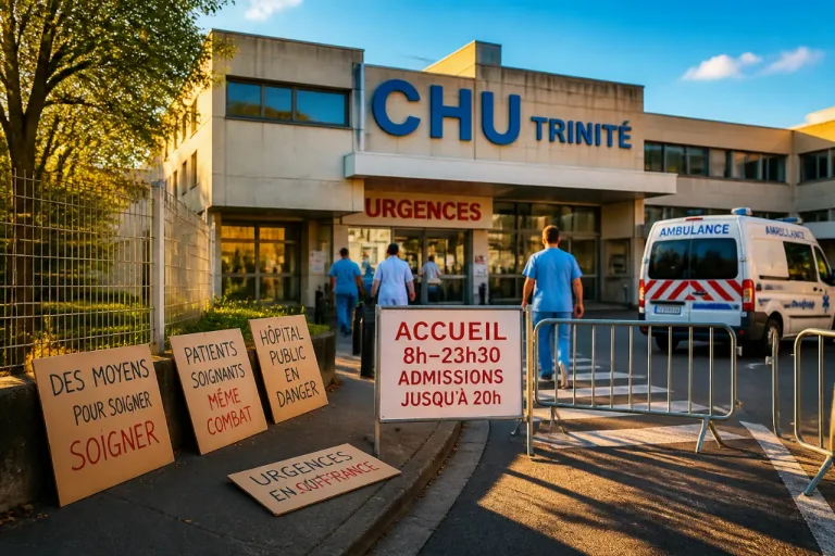 Urgences du CHU de Trinité : réouverture partielle à horaires restreints, syndicats en alerte