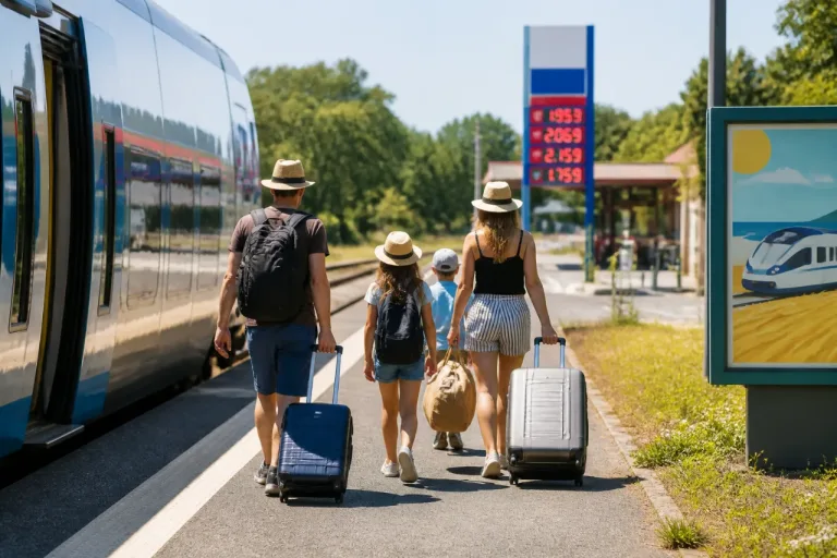 Vacances : la hausse du carburant pousse-t-elle les Français vers le train ?