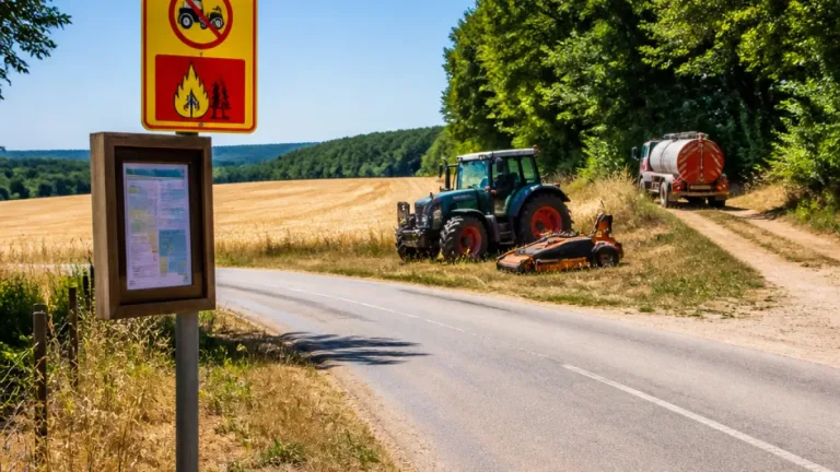 Vague de chaleur et risque d'incendie : interdiction des travaux agricoles et forestiers dans l’Eure