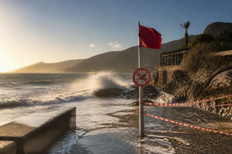 Vagues dangereuses: vigilance renforcée sur la côte ouest de Corse-du-Sud jusqu’à demain midi