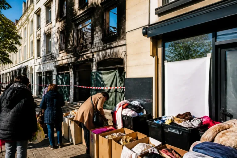 Valence : appel aux dons après l’incendie du centre‑ville pour venir en aide aux sinistrés