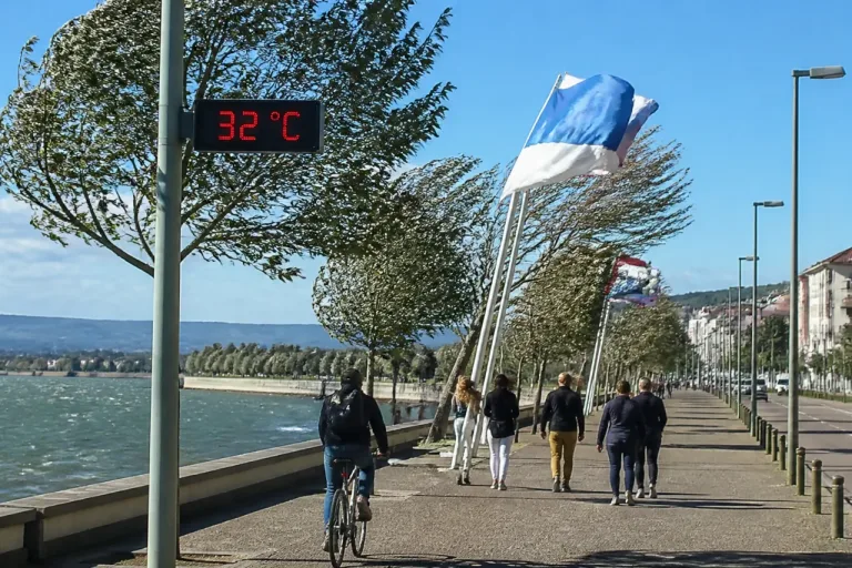 Valence : journée très ensoleillée, forte bise du Nord et températures jusqu’à 32 °C