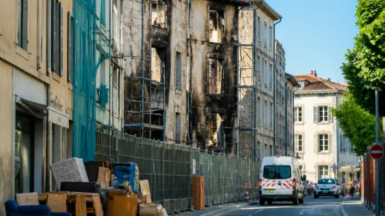 Valence : quinze jours après l'incendie de la rue Faventines, bilan et questions pour le centre-ville