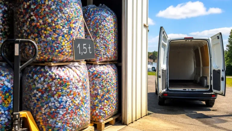 Vannes : fin de collecte pour Fleur de Bouchons 56, 1,5 tonne redirigée vers Lanester