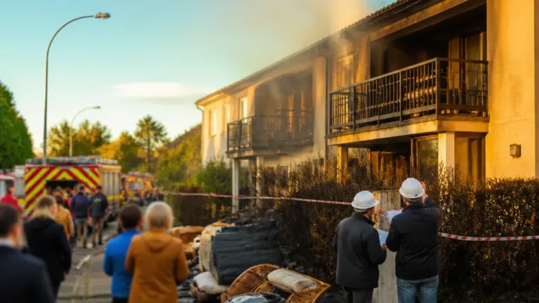 Vannes : un incendie rue du Bocage provoque l'évacuation d'une quarantaine de personnes
