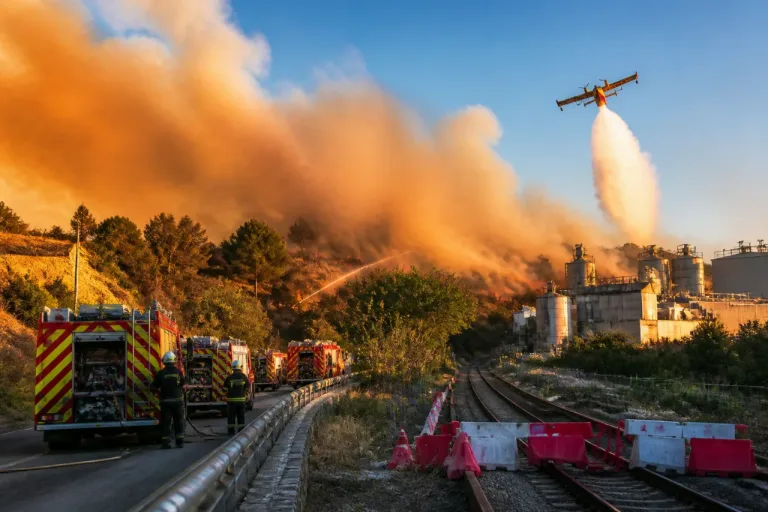 Varilhes : 25 hectares partis en fumée, un important dispositif mobilisé pour protéger le périmètre