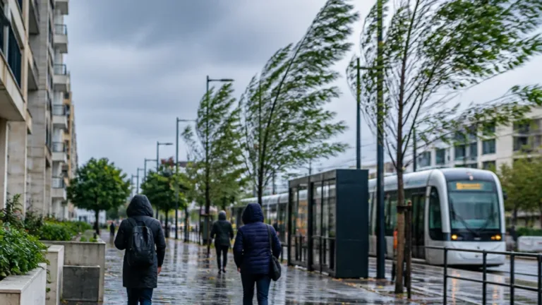 Vaulx-en-Velin : journée grise et ventée ce mercredi, températures entre 17 et 21 °C