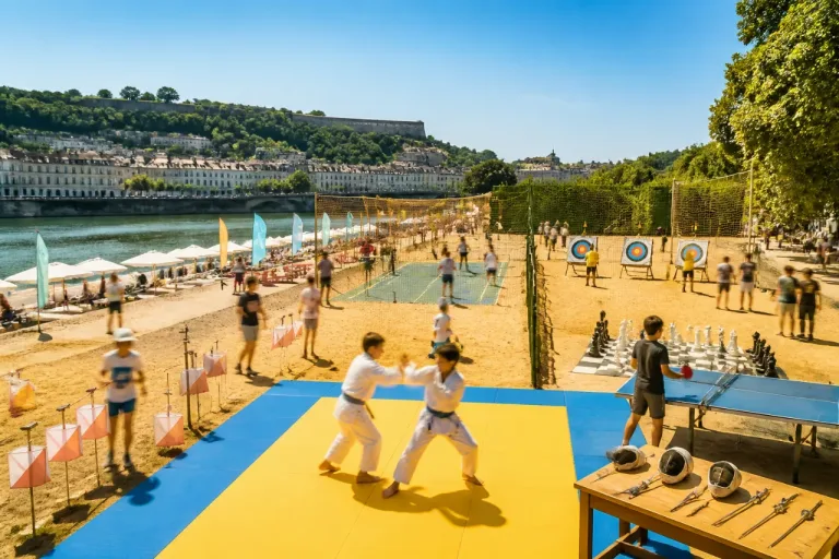 Verdun Plage revient tout l’été au Pré l’Évêque avec des animations sportives gratuites