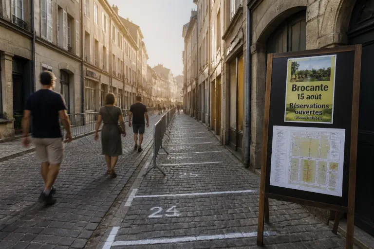 Verdun : réservations ouvertes pour la brocante du 15 août, les places sont comptées
