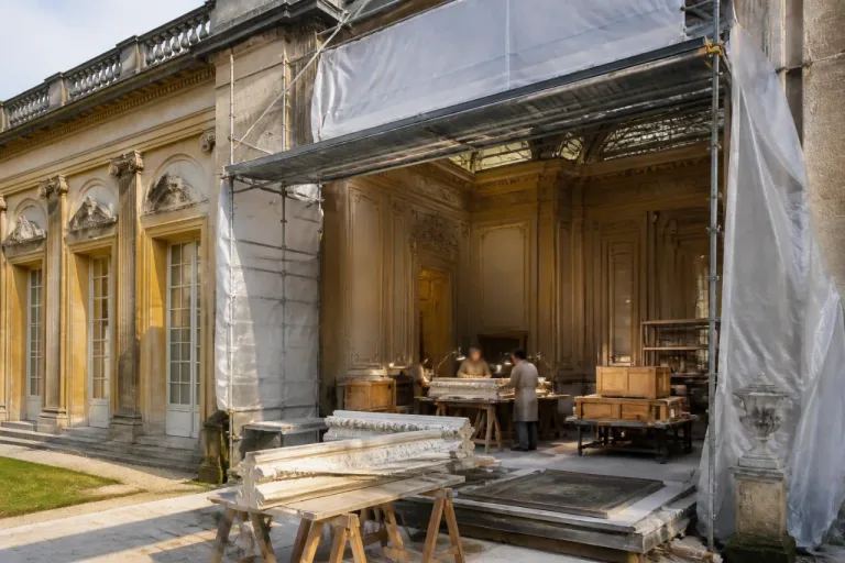 Versailles : le théâtre de la Reine renaît sous la conduite de deux artisans passionnés