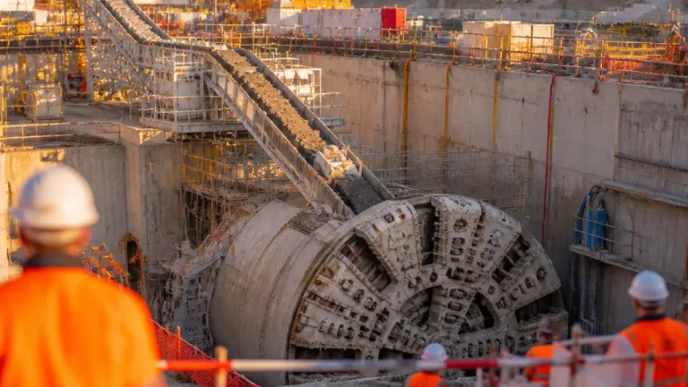 Versailles : le tunnelier Awa a achevé le percement du tunnel de la ligne 18