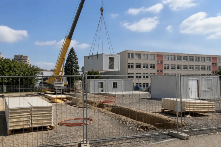 Vesoul : aux Haberges, un lycée modulaire en chantier pour sauver la rentrée