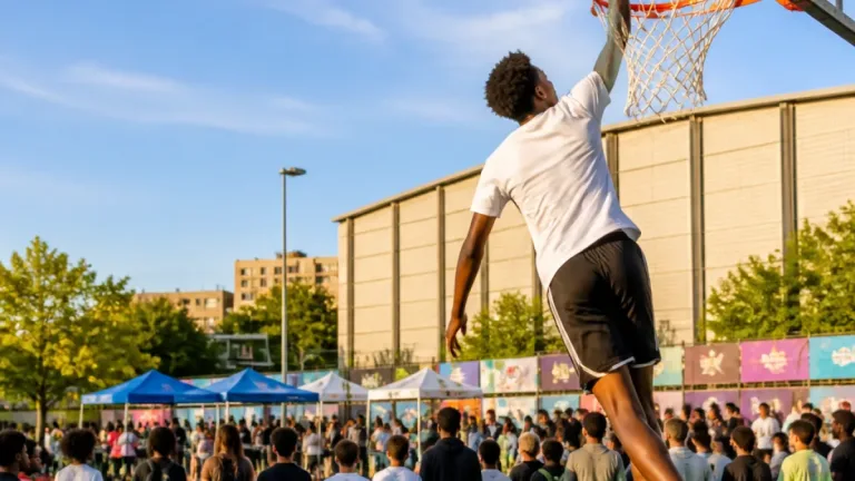 Victor Wembanyama de retour à Nanterre : terrains rénovés, entraînement et festival basket-échecs