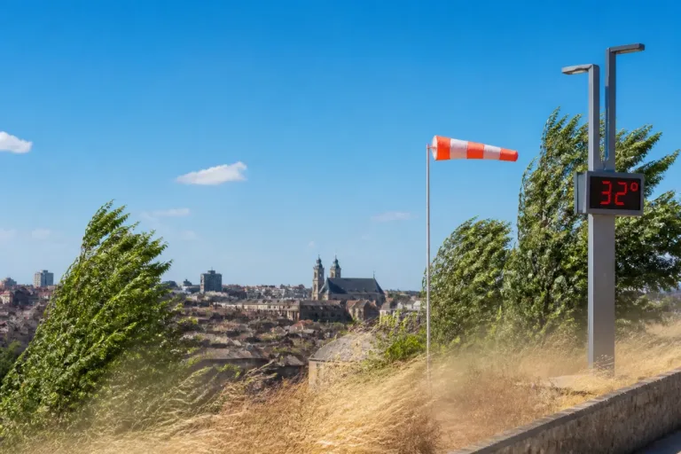 Vienne: chaleur estivale et vent de nord-ouest soutenu ce vendredi
