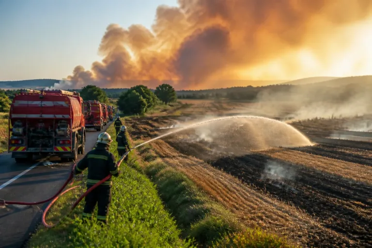 Vigilance orange en Yonne : onze incendies et 89 pompiers mobilisés ce lundi