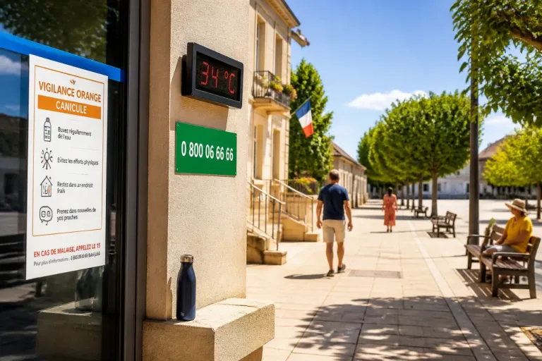 Vigilance orange : la Haute‑Saône placée en alerte canicule, consignes et températures