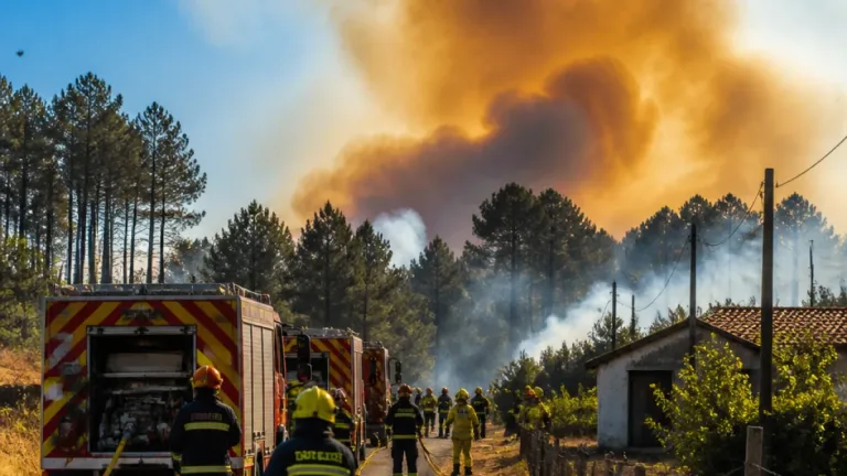 Vingt-trois pompiers de la Manche mobilisés pour combattre le feu géant en Gironde