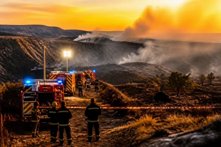 Violent feu sur le Causse Méjean : 216 hectares détruits, un important dispositif mobilisé