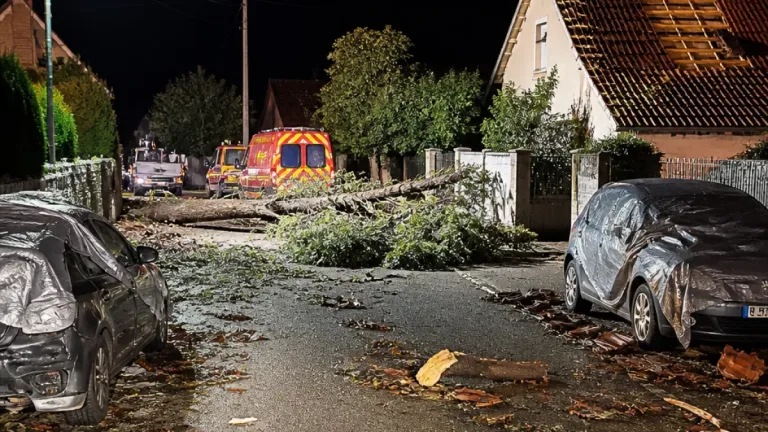 Violente tempête à Soultz‑Haut‑Rhin : toitures arrachées, arbres déracinés et sites publics touchés